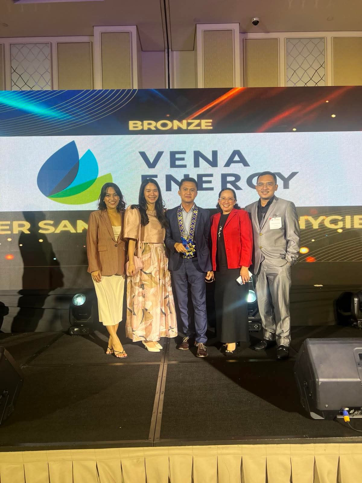 From left to right: Rona May Cadelino (Associate, CSR) Sharlene Mae Tabañar (Manager, Administration) Jackson Digno (Senior Manager, Human Resources) Marivic Acuyong (Manager, CSR) Francis Miel Dilig (Associate, CSR)