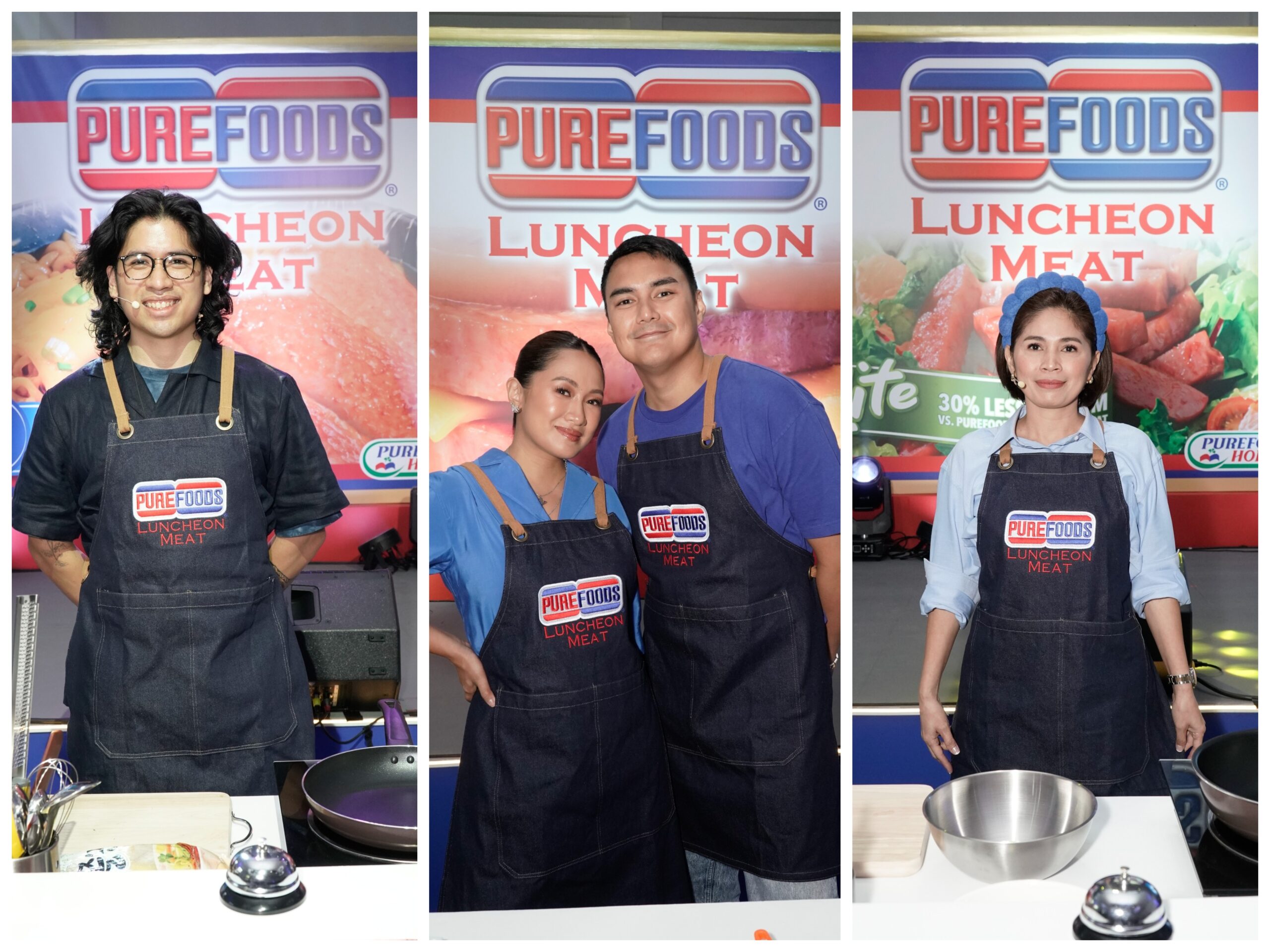 L-R: Foodie Content Creator Jujumao; Restaurateur and Fashion Vlogger couple, Laureen Uy-Cruz and Miggy Cruz; and Facebook Foodie Mommy, Grace Tanfelix.